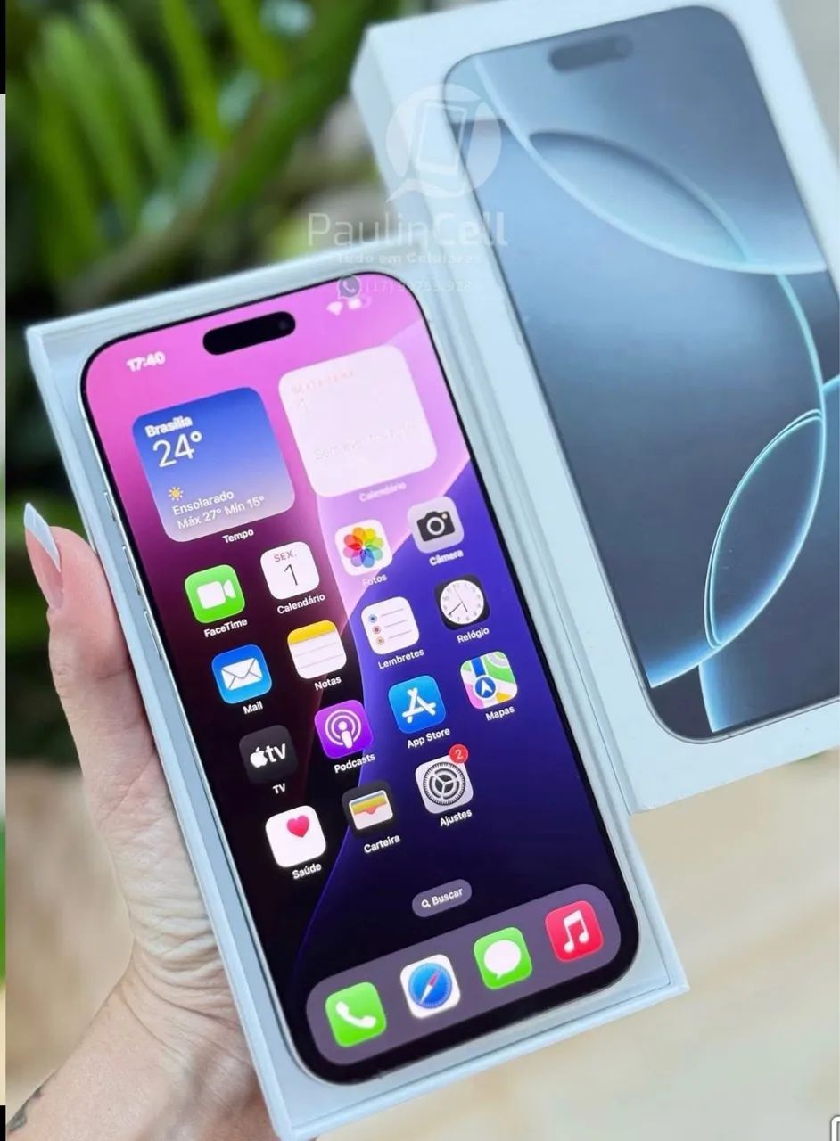 IPhone 16 Pro Max 256gb branco completo  - Foto 4