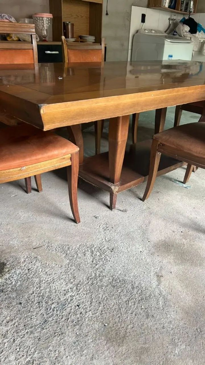 Mesa de madeira 10 lugares   - Foto 2
