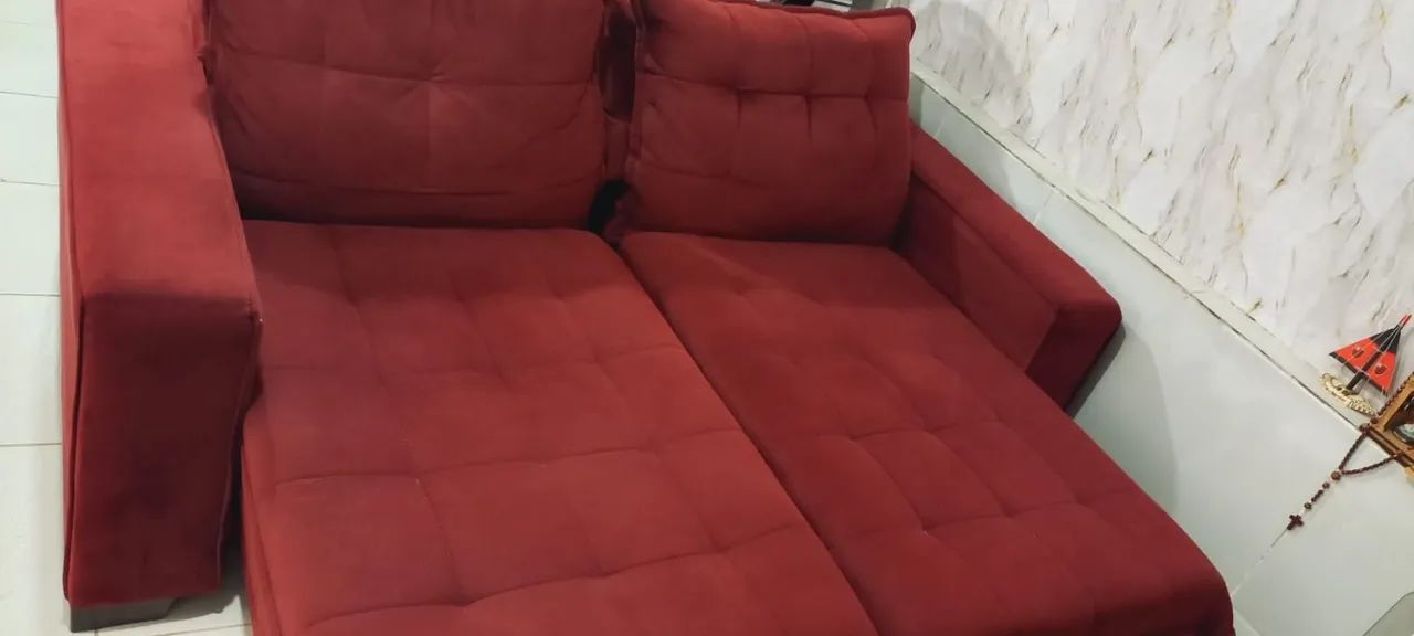 Sofá retrátil praticamente novo - Foto 3