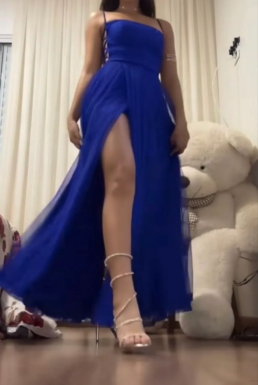 Vestido azul royal - Foto 3