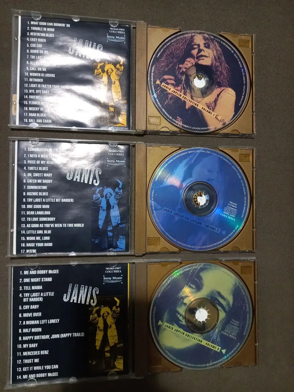 CDs Janis Joplin collection 1,2,3
