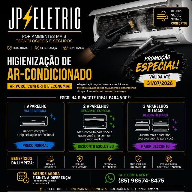 Higienização de Ar Condicionado