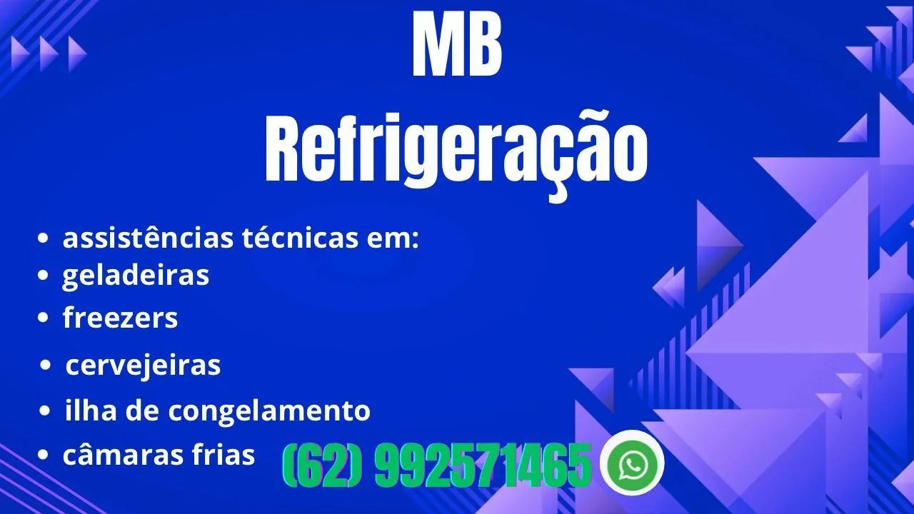 Técnico em refrigeração. Conserto de geladeiras 