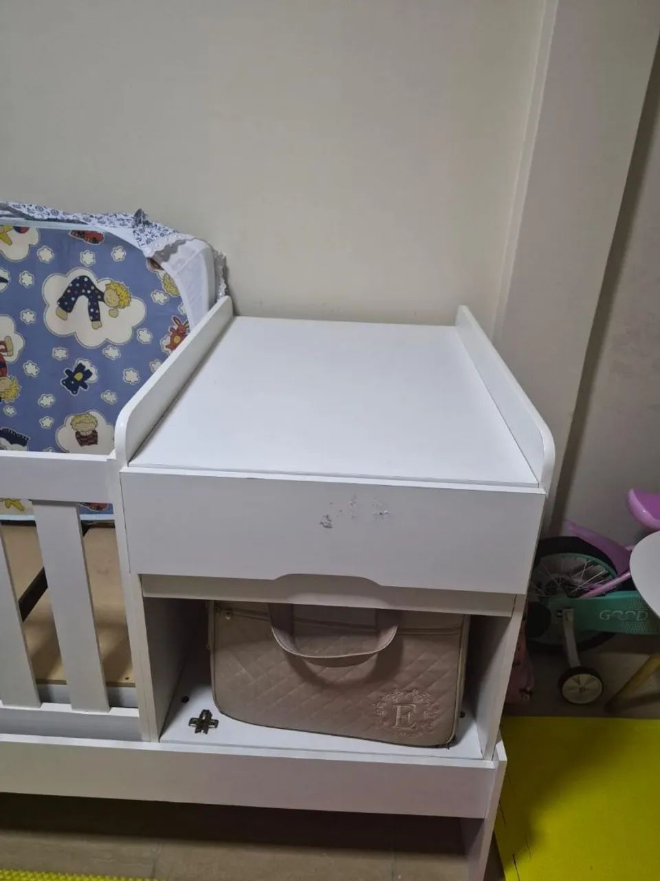 BERÇO MULTIFUNCIONAL 3 EM 1 COM COLCHÃO - Foto 4