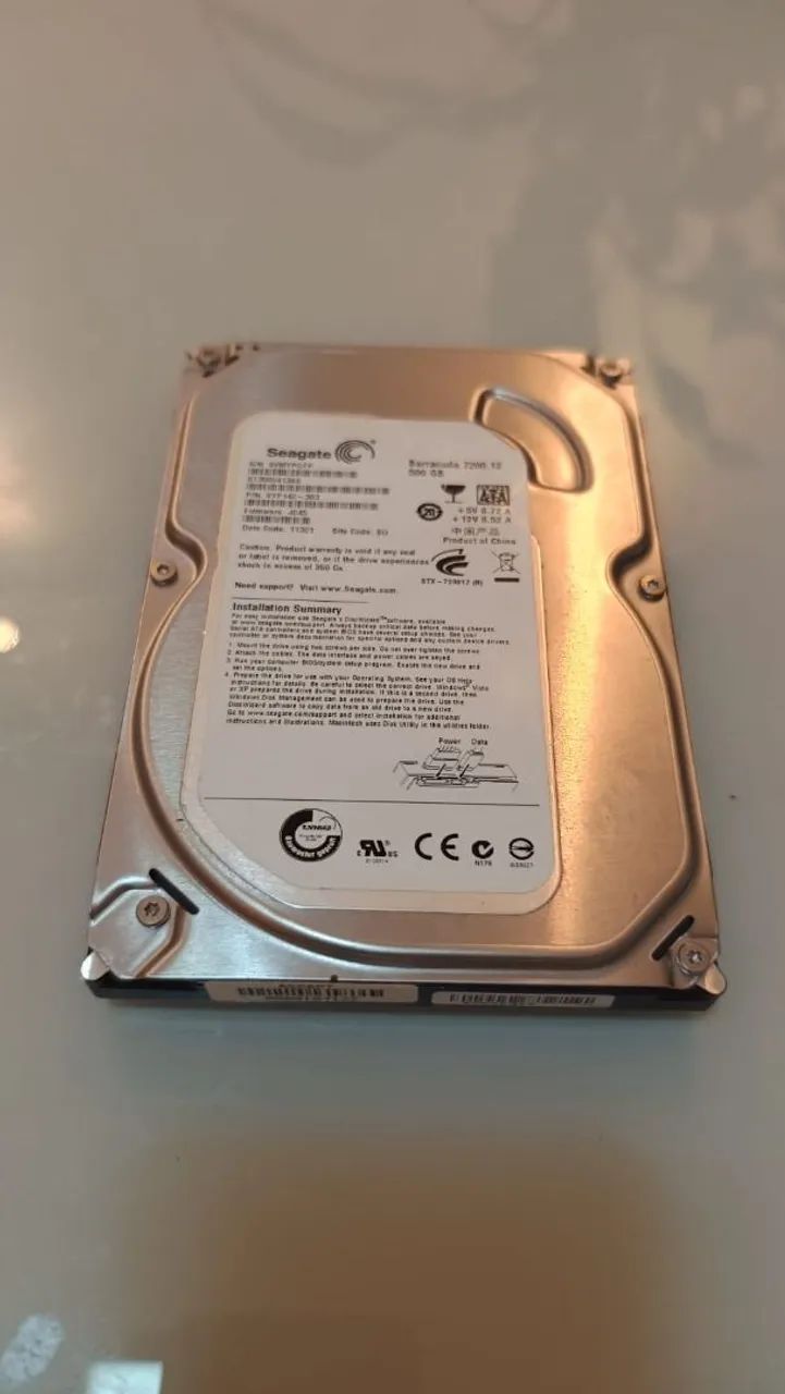 HD Disco Rígido interno Seagate Barracuda 500gb - Foto 2