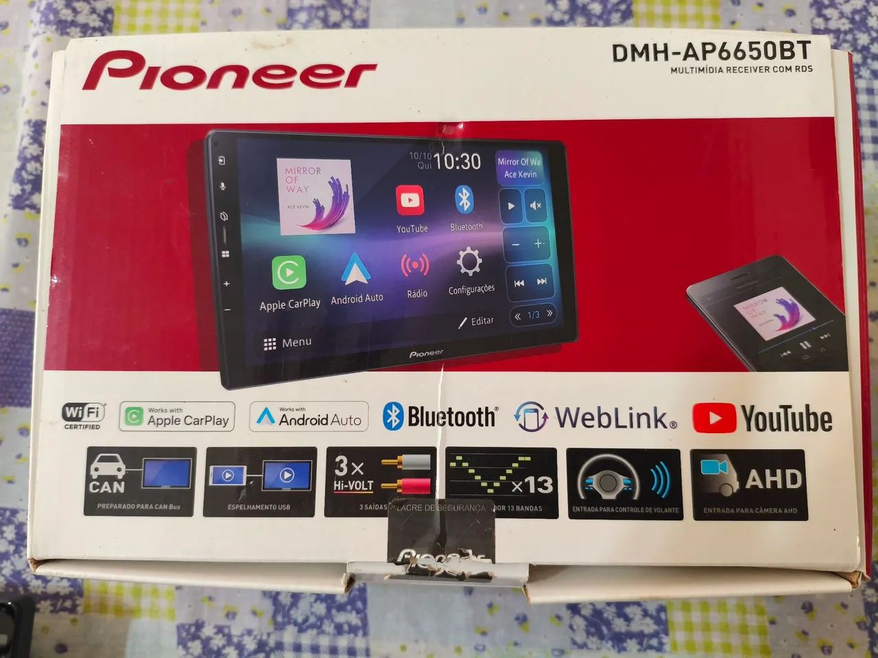 Multimídia Pioneer 9 polegadas. - Foto 4