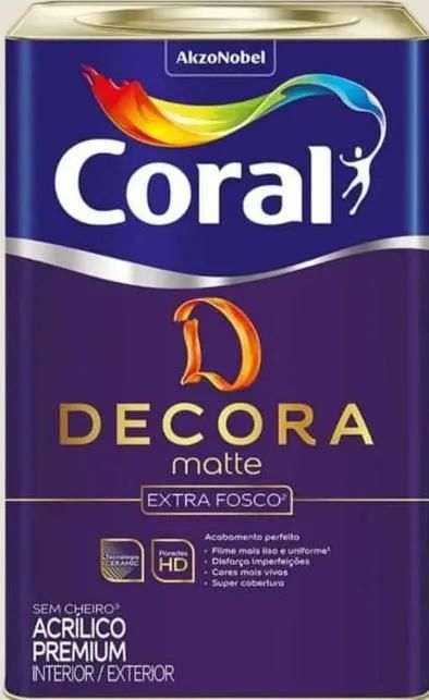 Coral Matte Decora Paint