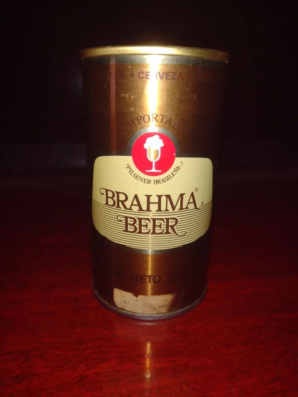 Lata cerveja Brahma  antigas 