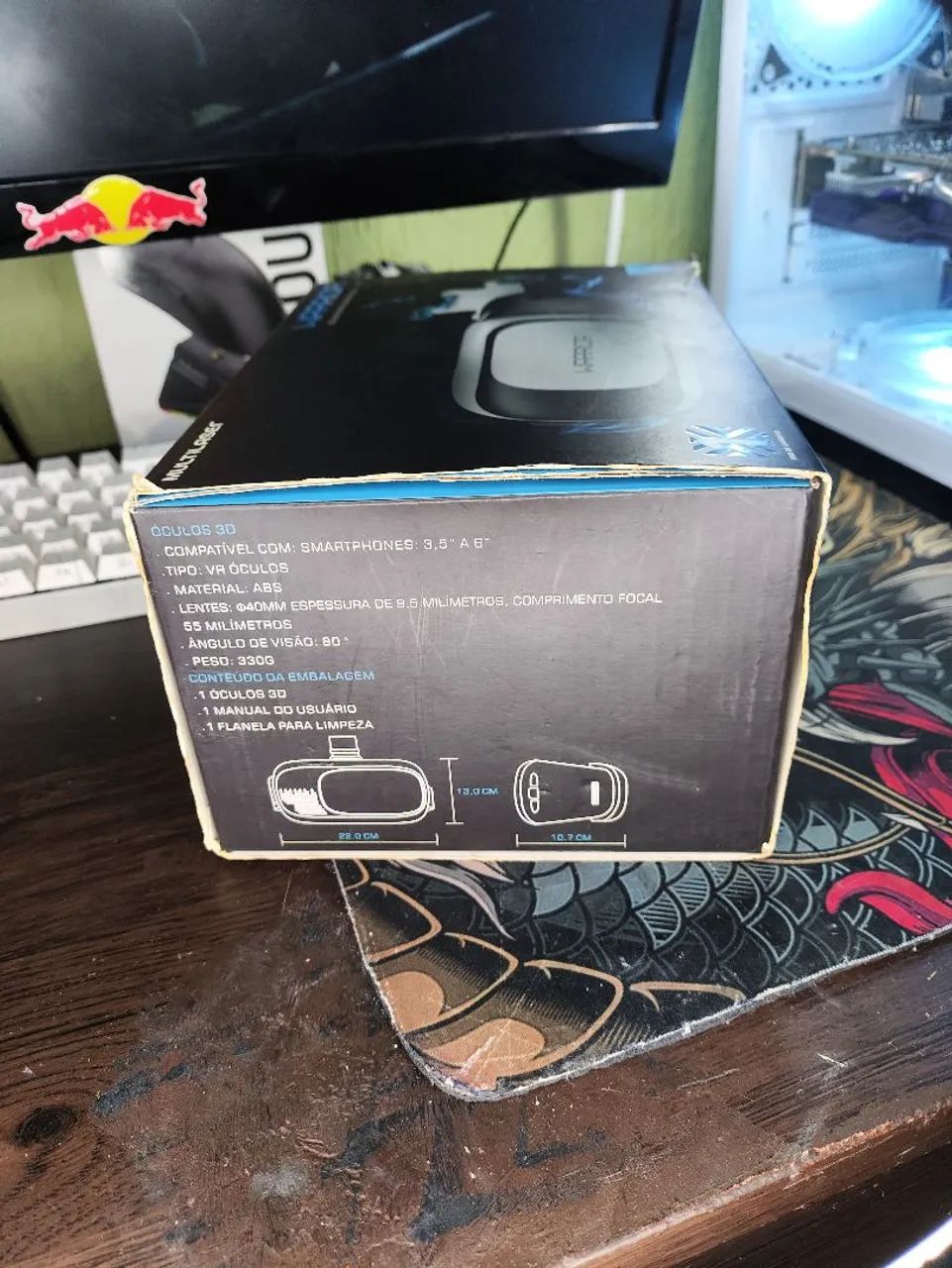 Óculos de realidade virtual para celular - Foto 5