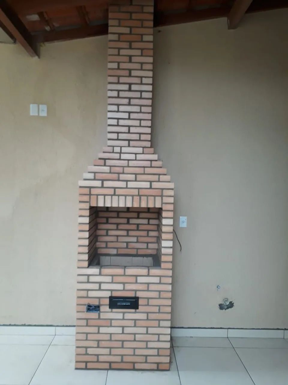 Churrasqueira tijolinho aparente  - Foto 5