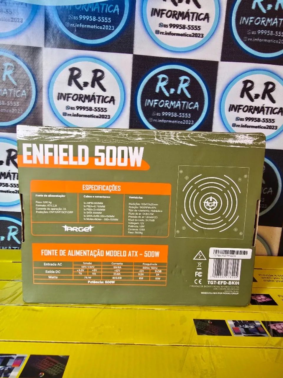 Fonte ATX PC 500w Nova Zero - Foto 2