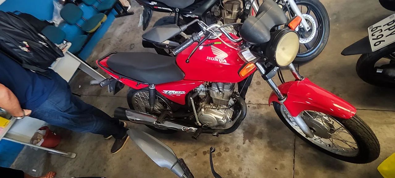 HONDA CG TITAN 150 KS VERMELHA 2006 Shalon veículos Cariacica  - Foto 4
