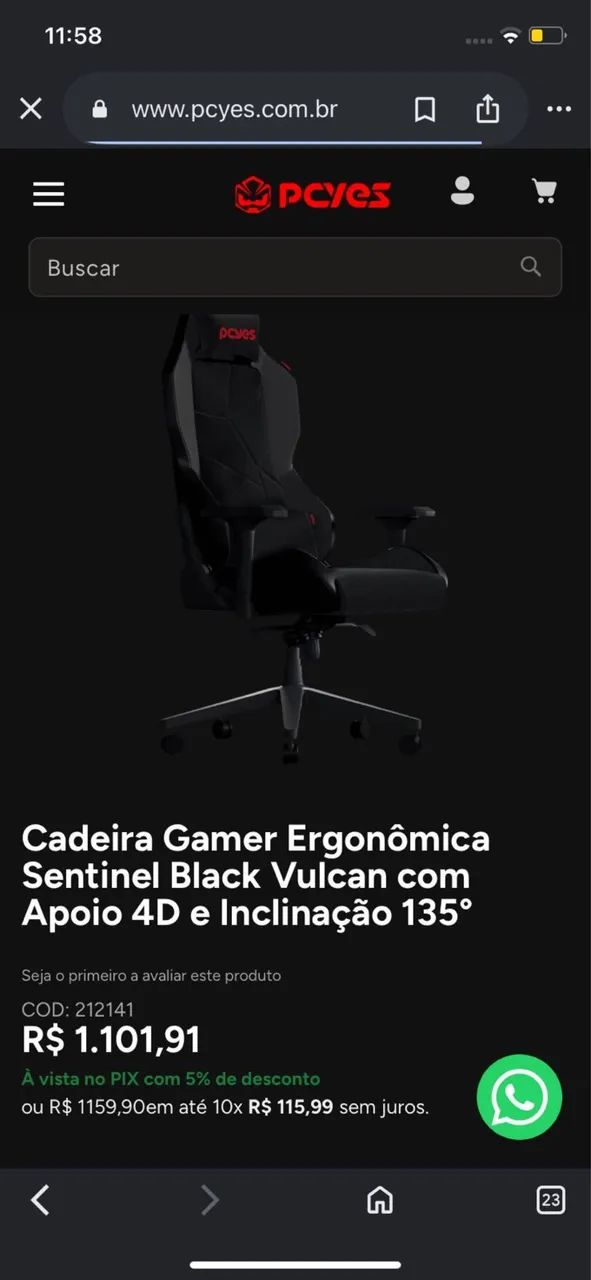 Cadeira Gamer - Foto 2
