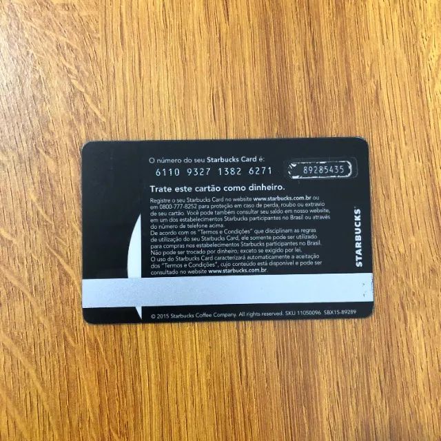 Cartão Starbucks RARO (Black Siren) - Hobbies e coleções - Vila
