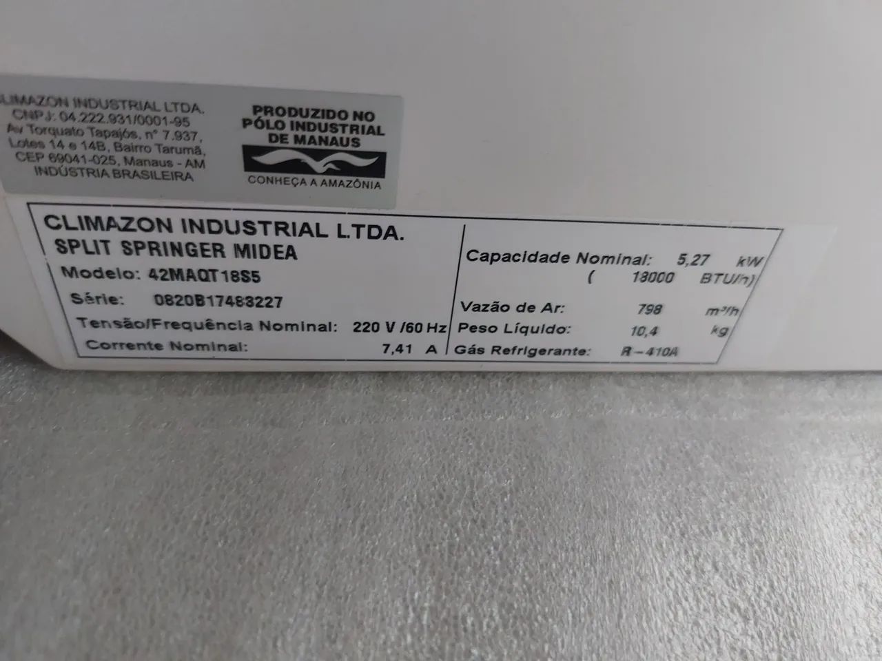 2 Ar Condicionado MIDEA Q/F - 18000 e 22000 - Foto 2