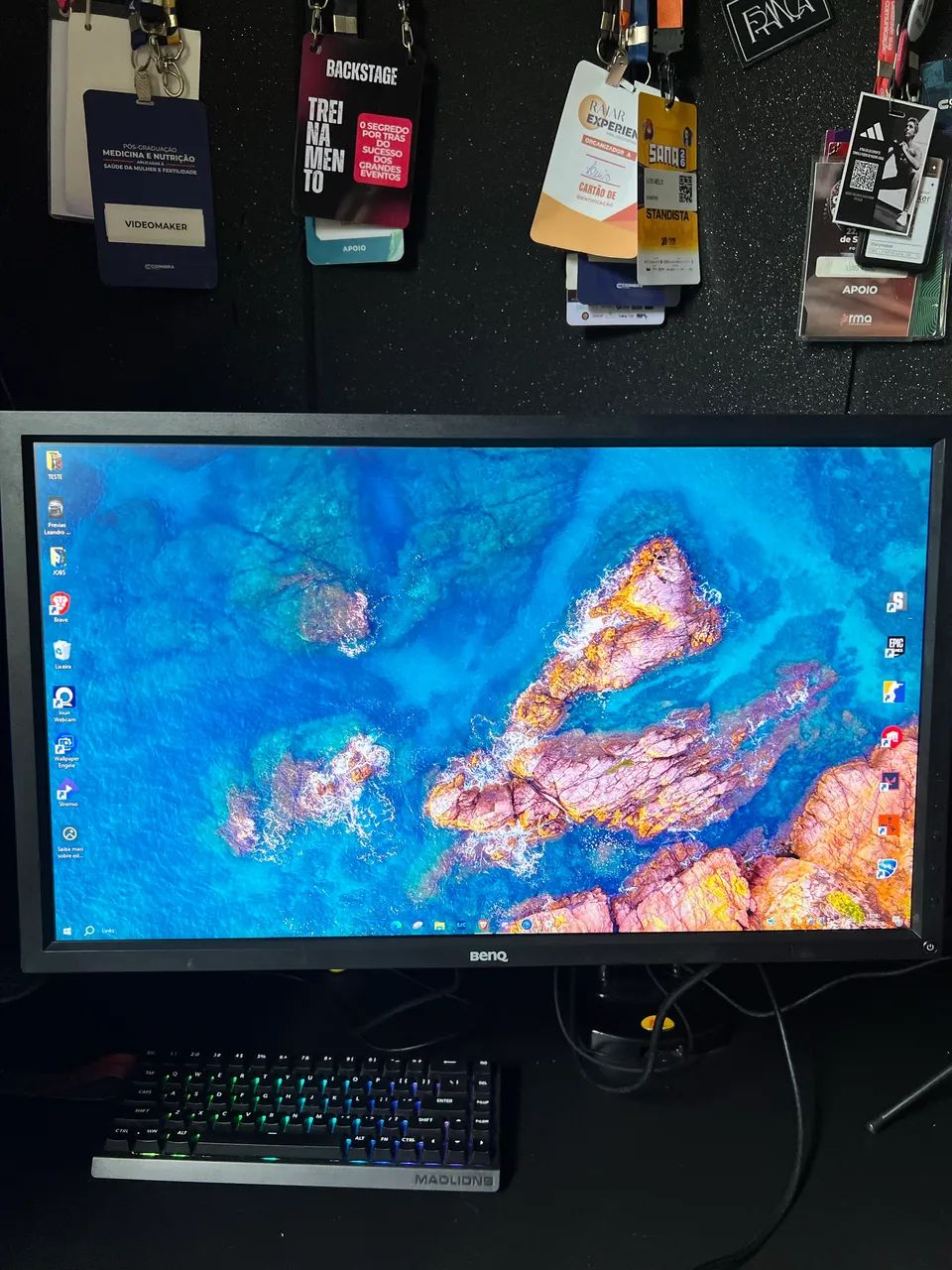 Monitor Benq xl2430-b 144hz + Base de qualidade.