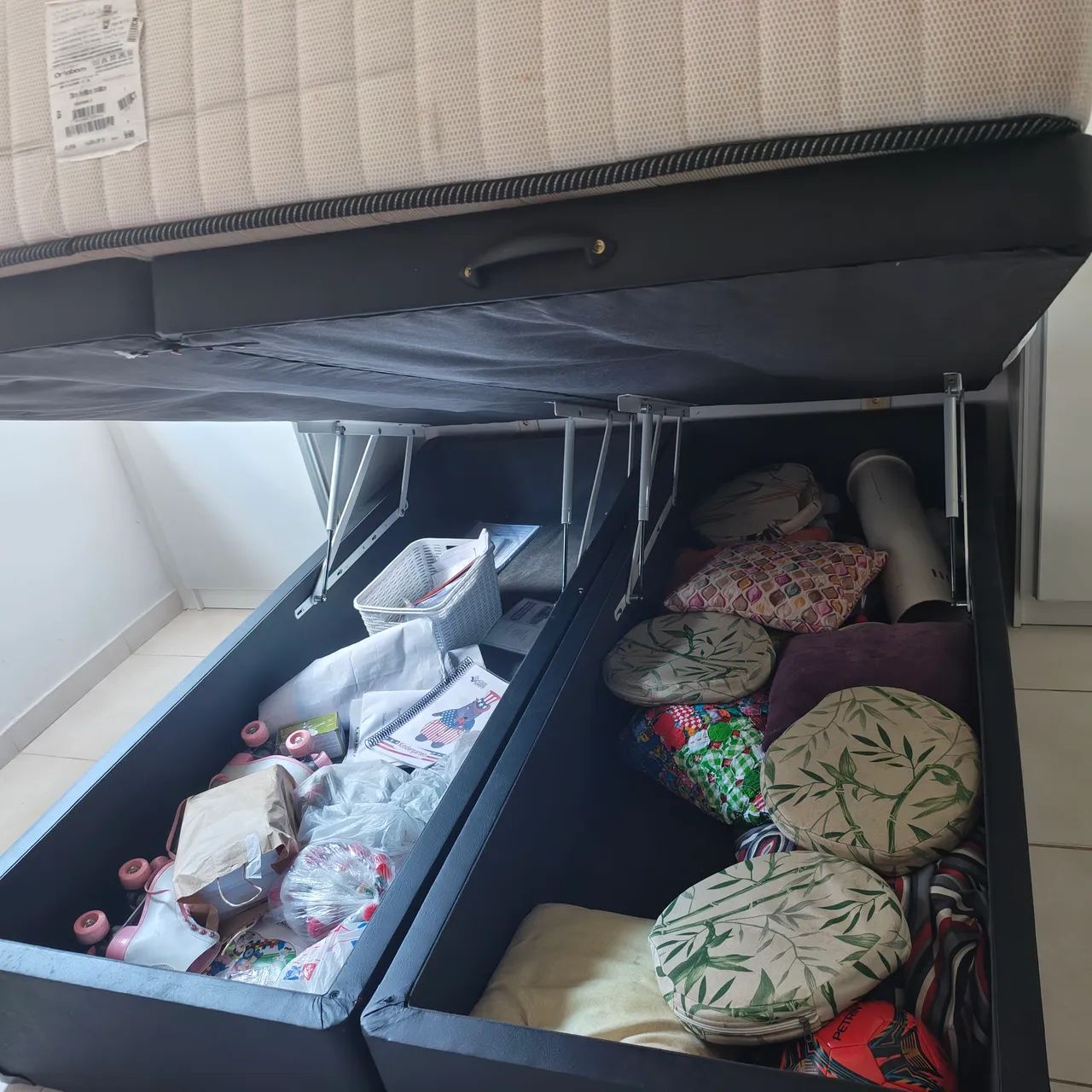 Cama Queem box  com Bau - Foto 3
