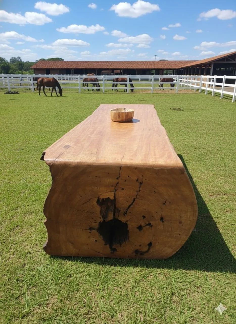 Mesa de jantar rústica estilo cascata - Foto 5