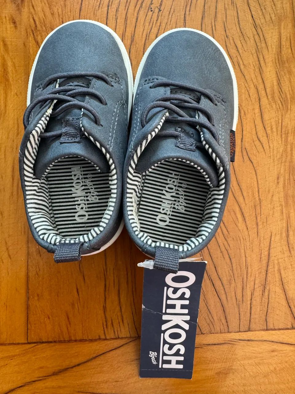 tênis infantil oshkosh azul navy 20 - Foto 2