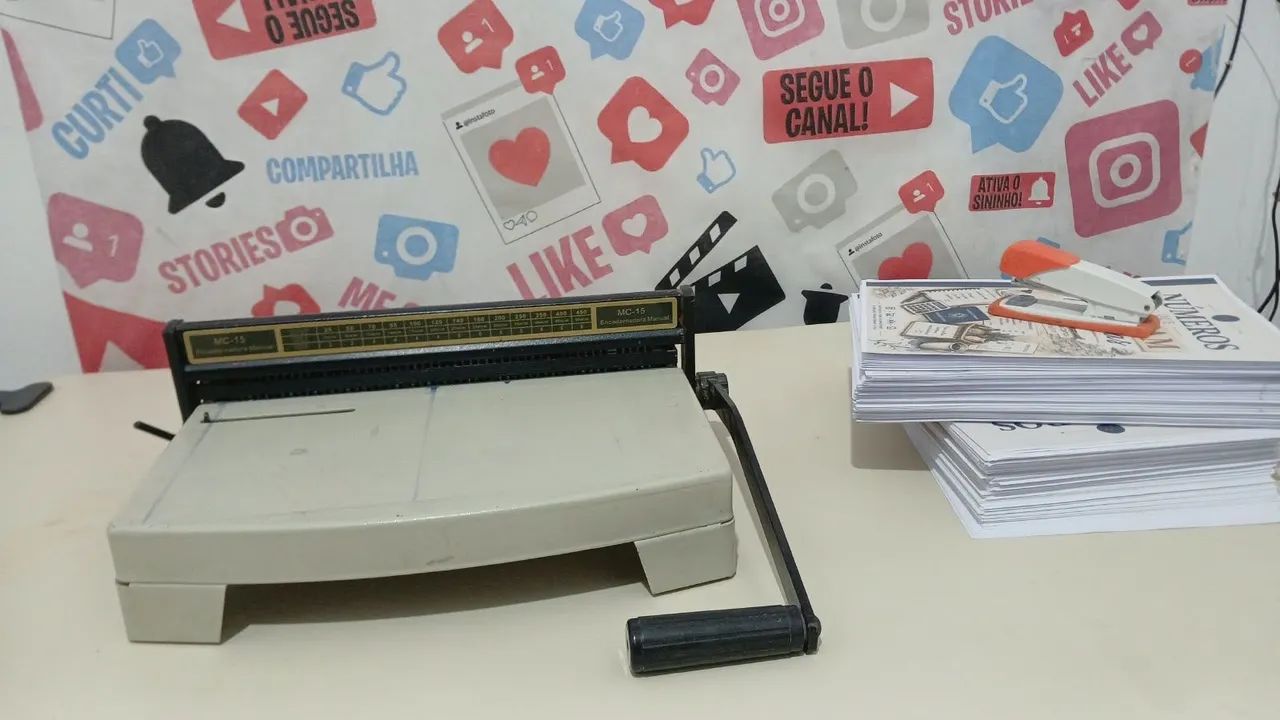 Encadernadora com todos os itens  - Foto 5