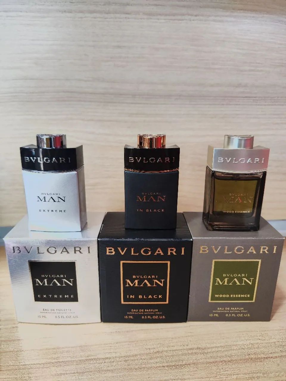 Kit 3 Perfumes Bvlgari 15ml cada - Foto 3