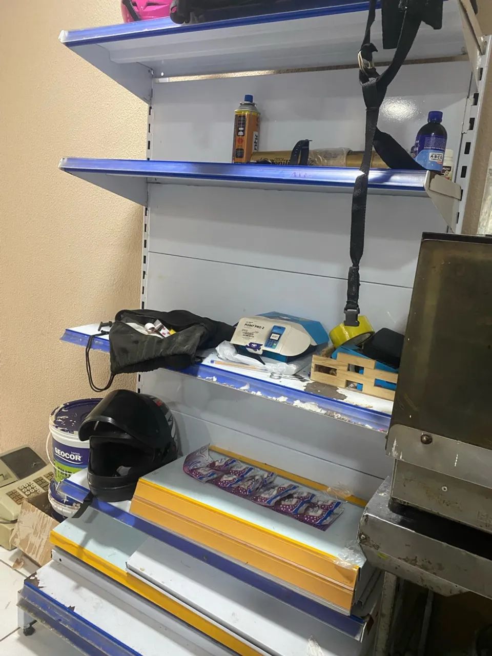 Prateleiras completa para mercadinho