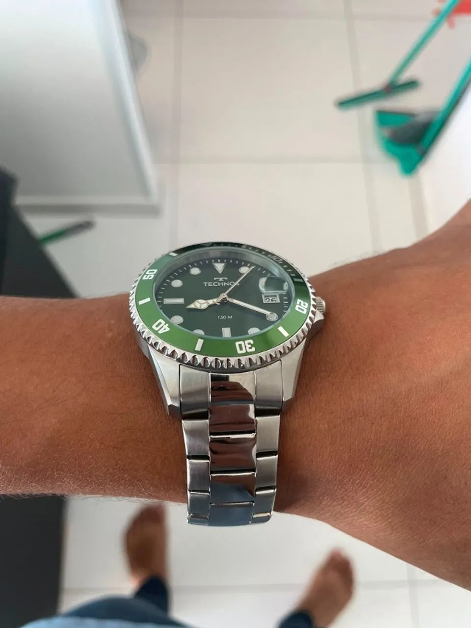 Relógio Technos Masculino Acqua Verde 2415dy/1v - Foto 5