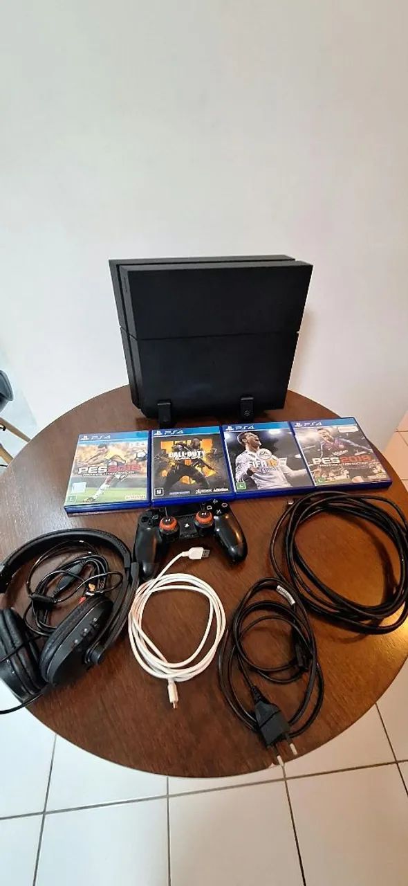 PS4 FAT com jogos. - Foto 3