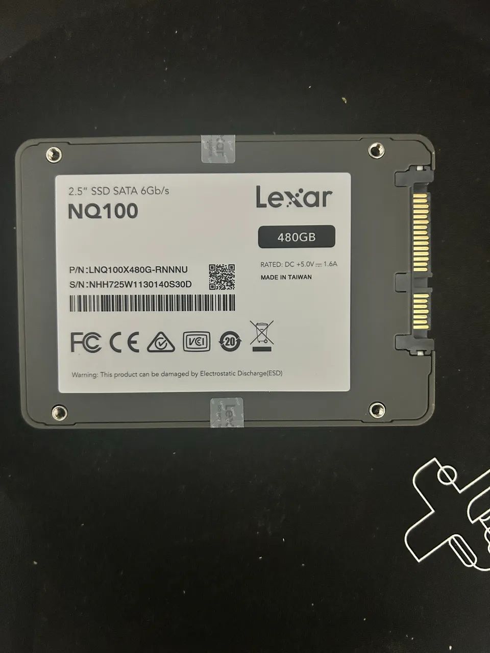 Ssd 480gb lexar SATA 6Gb/s