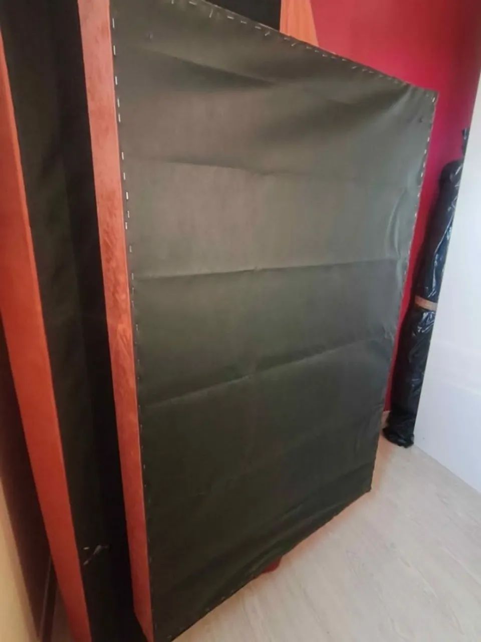 Sofá cama terracota em ótimo estado - Foto 3