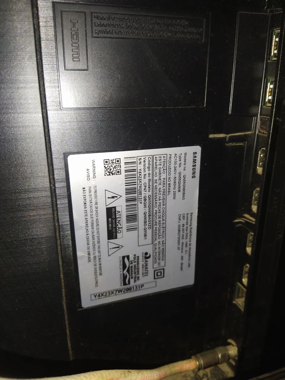 Smart TV Samsung Neo QLED 55" 4K - QN55QN90BAGXZD - Foto 2
