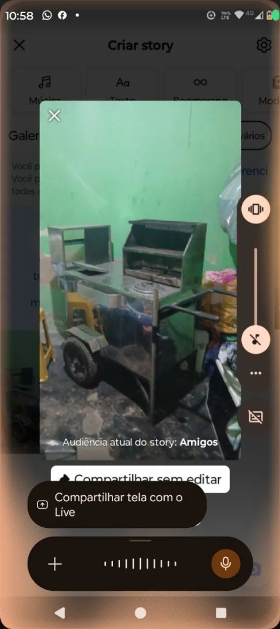 Carroça de espetinho cachorro quente  - Foto 2