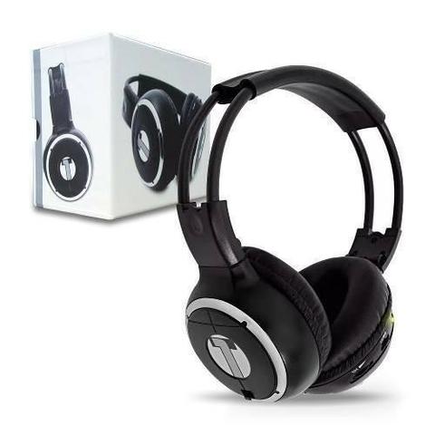 Fone Wireless Para Encosto De Cabeça Preto Tech One - Foto 4