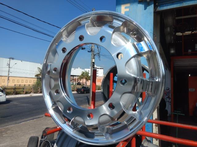 Roda para caminhão de Alumínio aro 22,5 X 8,25 10 furos, modelos Speedline, GT1 e GT2 - Foto 18