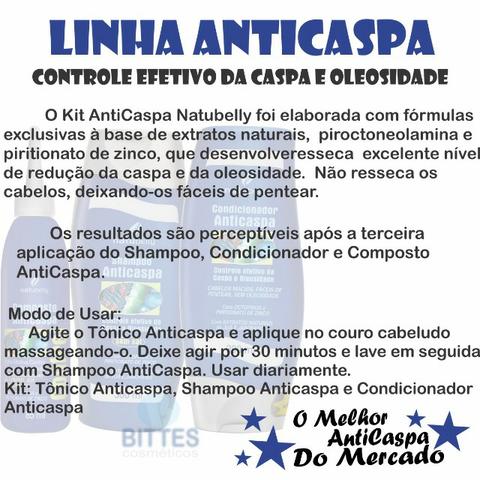 Kit Anticaspa | Shampoo, Condicionador e Composto Natubelly - Foto 2