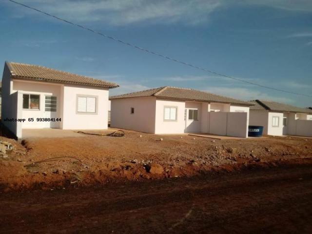 Casa para venda em várzea grande, paiaguas, 2 dormitórios, 1 banheiro, 2 vagas - Foto 3