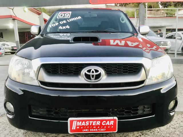 Hilux srv 3.0 diesel turbo 4x4 manual 2009 impecável - Foto 5