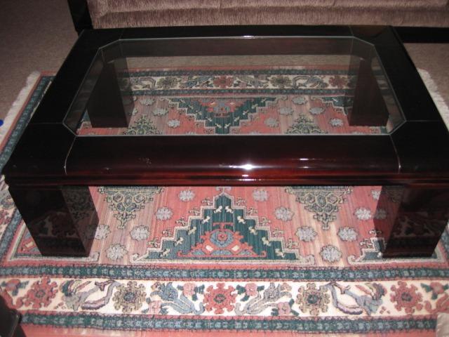 Mesa de Centro + mesa de canto/apoio em Laca