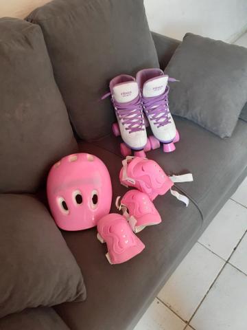Patins infantil feminino