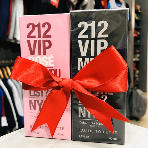 Kit Perfume 212 VIP Rosé NYC + 212 VIP Men CH Carolina Herrera 50ml