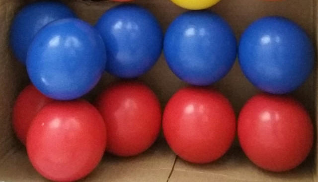 Bolas - Jogo Snooker - Vermelhas e Azuis