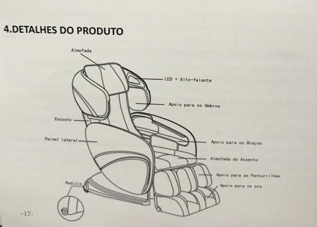 Poltrona massagem motorizada super confortável!! - Foto 3