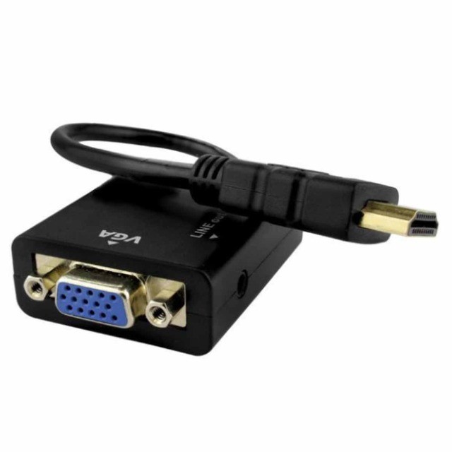 Cabo Conversor Adaptador Hdmi Para VGA Com Saída de Áudio P2 - Foto 2