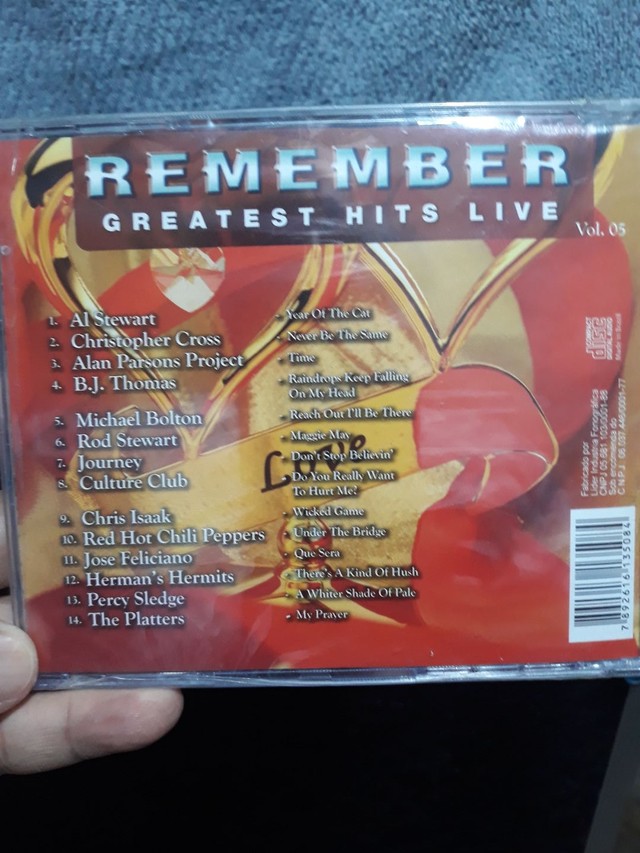 CD Remember Greatest Hits Live Vol 05 - Foto 2