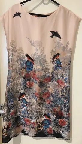 Vestido estampado soltinho
