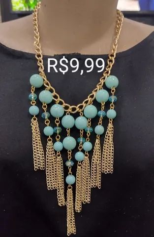 Gargantilha e colares novos  - Foto 4