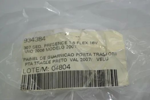 Moldura Maçaneta Traseira Lado Esquerdo Peugeot 307 2006  - Foto 3