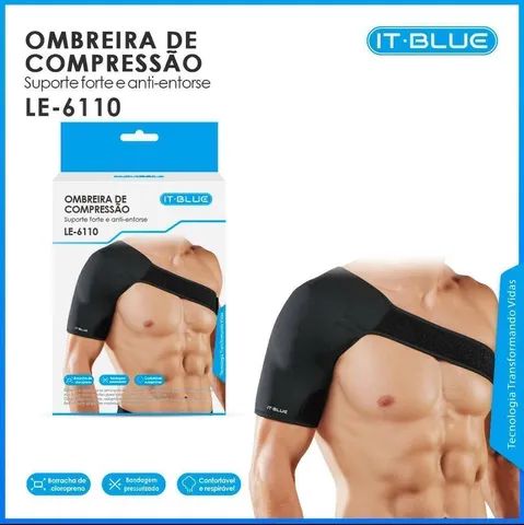 Ombreira de compressão suporte forte anti-entorse It-Blue Le-6110