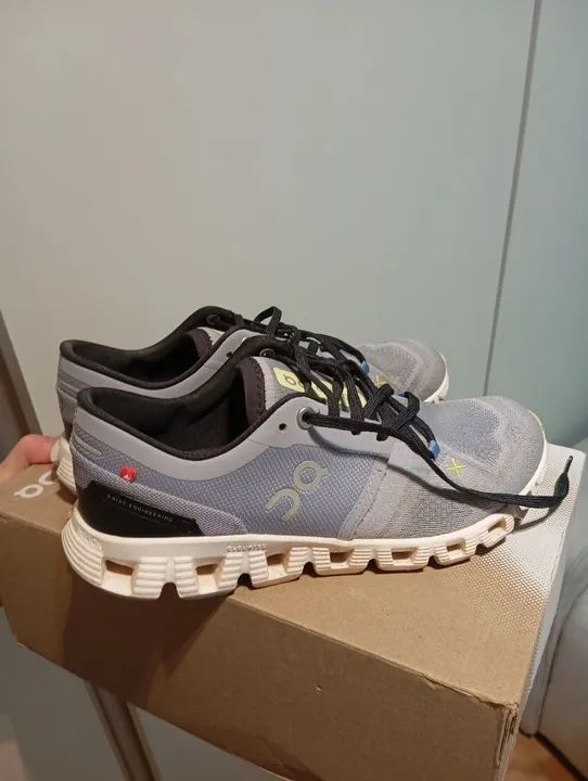 Tênis On Cloud X3 Lilás Tamanho 35 - Foto 4