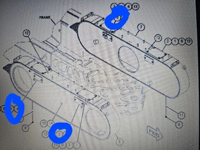 Motoniveladora caterpillar 14M 16M junta tampa nova original 2669727 - Foto 4